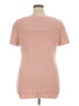 New York & Company 100% Acrylic Solid Pink Pullover Sweater Size XL - photo 2