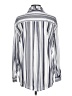 Eden & Olivia Stripes Silver Long Sleeve Button-Down Shirt Size L - photo 2