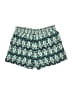 Wildfox 100% Rayon Print Teal Shorts Size Lg (3 or L) - photo 2