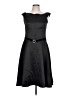Arden B. Solid Black Cocktail Dress Size L - photo 1