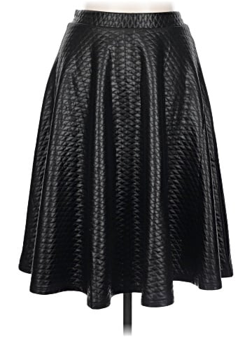 Timing Faux Leather Skirt (view 1)
