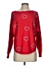 Liv Hearts Red Pullover Sweater Size S - photo 1