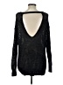 Jennifer Lopez Metallic Black Pullover Sweater Size L - photo 2