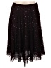 Kate Hill 100% Nylon Stars Black Formal Skirt Size 8 - photo 1