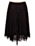 Kate Hill 100% Nylon Stars Black Formal Skirt Size 8 - photo 2