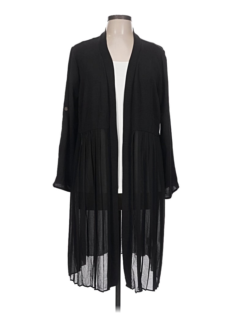 Pre-owned Nina Leonard Kimono In Black
