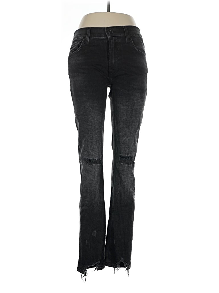 Pre-owned 7 For All Mankind Jeans In Black