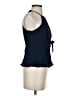 Parker Blue Sleeveless Silk Top Size XS - photo 4