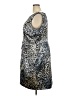 Connected Apparel Animal Print Gray Cocktail Dress Size 20 - photo 5