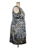 Connected Apparel Animal Print Gray Cocktail Dress Size 20 - photo 4