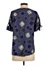 The Odells 100% Rayon Blue Short Sleeve Blouse Size XS - photo 2