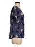 The Odells 100% Rayon Blue Short Sleeve Blouse Size XS - photo 4