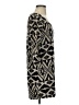 Sage Argyle Black Casual Dress Size S - photo 4