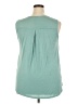 Papermoon 100% Polyester Teal Sleeveless Blouse Size 2X - photo 2