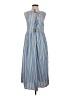Stradivarius Stripes Blue Casual Dress Size XS - photo 1