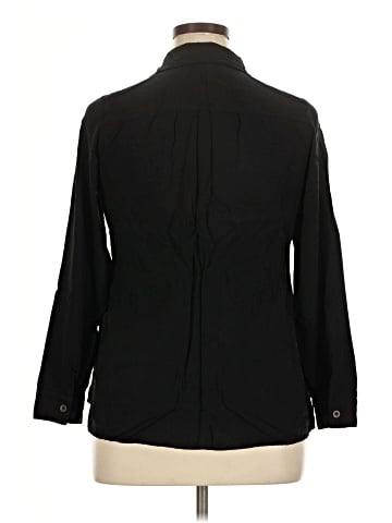 Hard Rock Cafe 3/4 Sleeve Button-Down Shirt (view 2)