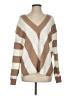Umgee Chevron-herringbone Brown Pullover Sweater Size S - photo 1
