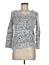 Almost Famous Tweed Silver Pullover Sweater Size M - photo 1