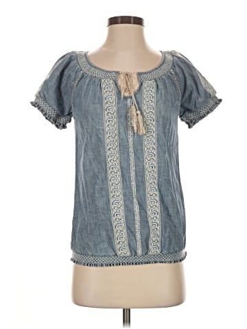 Lucky Brand Short Sleeve Blouse (view 1)