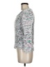 Almost Famous Tweed Silver Pullover Sweater Size M - photo 5