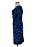 Connected Apparel Paisley Blue Cocktail Dress Size 4 (petite) - photo 5