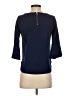 Green Envelope Blue 3/4 Sleeve Top Size S - photo 2