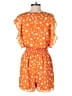 Slate & Willow 100% Polyester Hearts Orange Romper Size M - photo 2