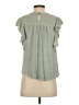 Rewind 100% Polyester Green Short Sleeve Top Size S - photo 2