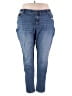 Venezia Solid Blue Jeans Size 22 - photo 1