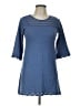 Garnet Hill 100% Organic Cotton Blue Pullover Sweater Size L - photo 1