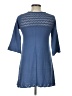 Garnet Hill 100% Organic Cotton Blue Pullover Sweater Size L - photo 2