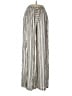 Becca 100% Rayon Stripes Silver Casual Pants Size L - photo 1