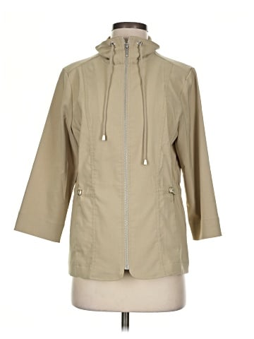 Christopher & Banks Raincoat (view 1)