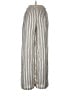 Becca 100% Rayon Stripes Silver Casual Pants Size L - photo 2