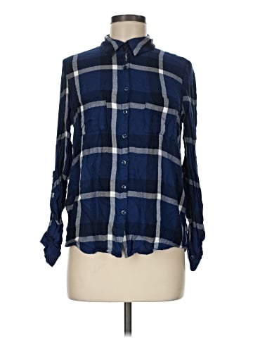Buttons Long Sleeve Button-Down Shirt (view 1)