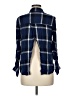 Buttons Plaid Blue Long Sleeve Button-Down Shirt Size M - photo 2