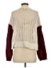 Wildfox 100% Cotton Color Block Burgundy Pullover Sweater Size S - photo 2