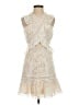 BCBGMAXAZRIA Ivory Cocktail Dress Size 2 - photo 1