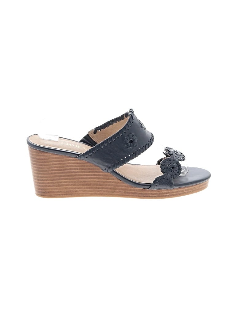 Pre-owned Jack Rogers Wedges In Blue
