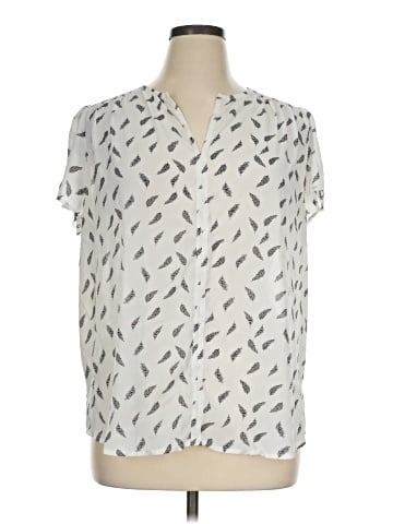 Monday Fun Short Sleeve Blouse (view 1)