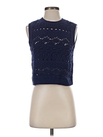 Madewell Crochet-Knit Sweater Vest (view 1)