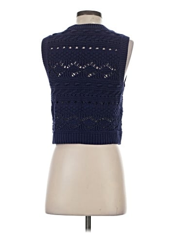 Madewell Crochet-Knit Sweater Vest (view 2)