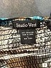 Studio West 100% Polyester Print Teal Cocktail Dress Size L - photo 7