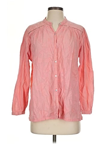 Roberta Freymann Long Sleeve Button-Down Shirt (view 1)