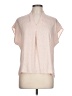 Lands' End 100% Polyester Pink Short Sleeve Blouse Size 10 (petite) - photo 1