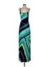 Cache Graphic Green Blue Casual Dress Size S - photo 1