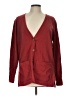 Lands' End 100% Cotton Red Cardigan Size 10 - 12 Petite - photo 1