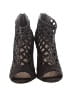 Nina 100% Leather Black Ankle Boots Size 9 - photo 2
