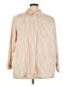 Torrid Stripes Tan 3/4 Sleeve Button-Down Shirt Size 3X Plus (3) - photo 1