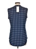 Halife Polka Dots Blue Sleeveless Blouse Size L - photo 2
